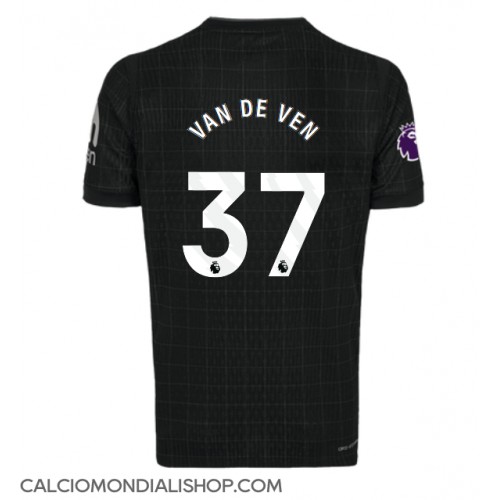 Maglie da calcio Tottenham Hotspur Micky van de Ven #37 Seconda Maglia 2025-26 Manica Corta
